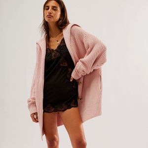 Free People Swim Too Deep Cardigan Cardi Oversized